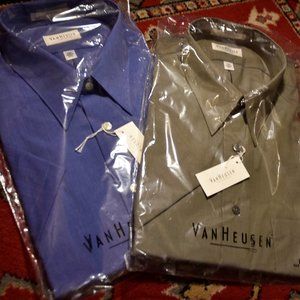 Bundle of 2 Van Heusan Mens Shirts